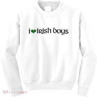 I Love Irish Boy Kids Sweatshirt thumb 0