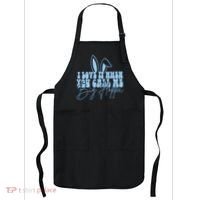 I Love It When You Call Me Big Hoppa Bunny Ear Easter Day Apron thumb 0