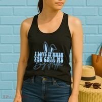 I Love It When You Call Me Big Hoppa Bunny Ear Easter Day Women's Tank Top thumb 2