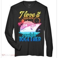 I Love It When We're Cruisin Together 2026 Cruise Vacation Zone Performance Long-Sleeve T-Shirt thumb 0