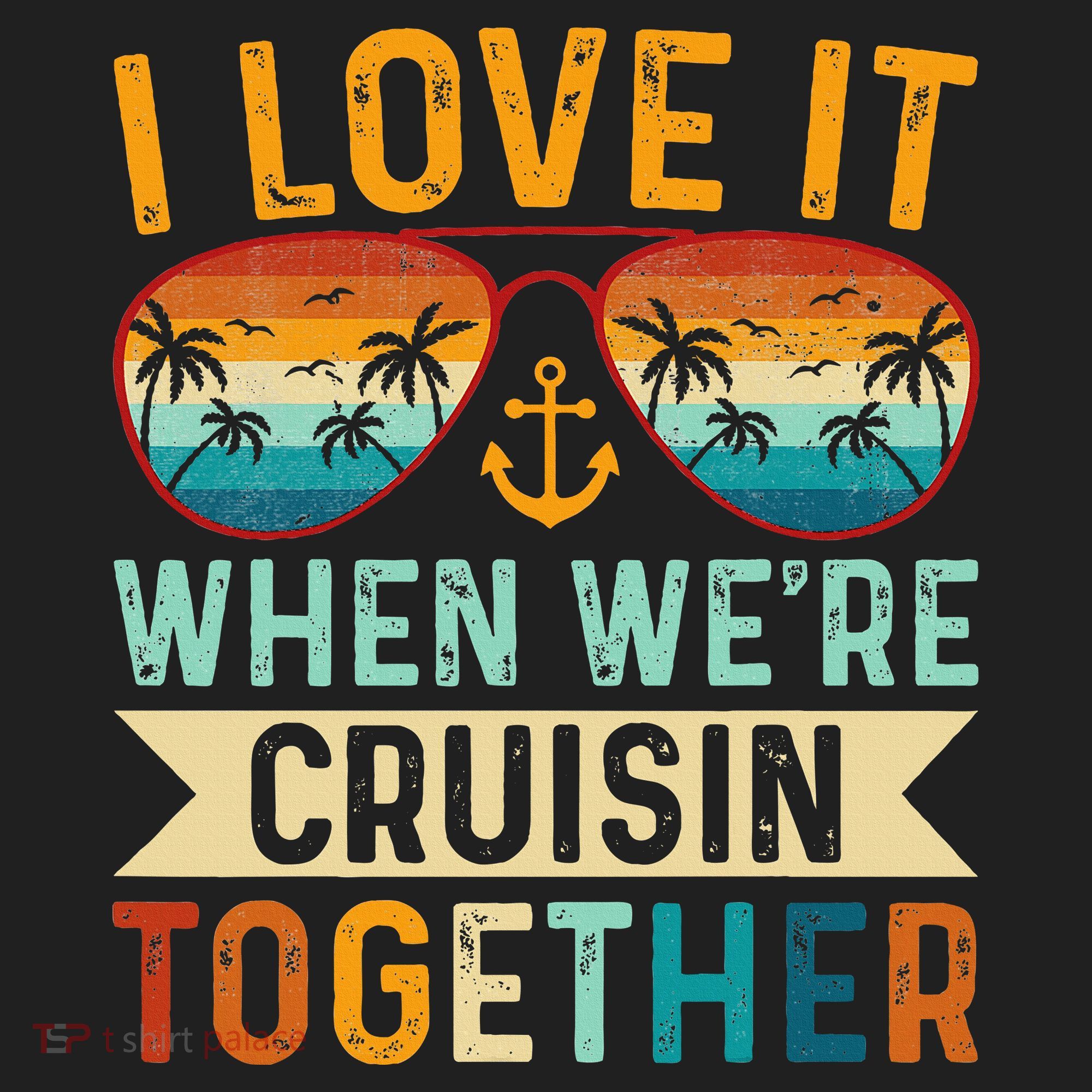 I Love It When WeRe Cruising Together Cruise Lover Comfort Colors Boxy T-Shirt