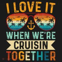 I Love It When WeRe Cruising Together Cruise Lover Tote Bag thumb 2