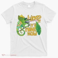 I Licked It, It's Mine Now Colourful Chameleon T-Shirt thumb 0
