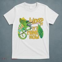 I Licked It, It's Mine Now Colourful Chameleon T-Shirt thumb 5