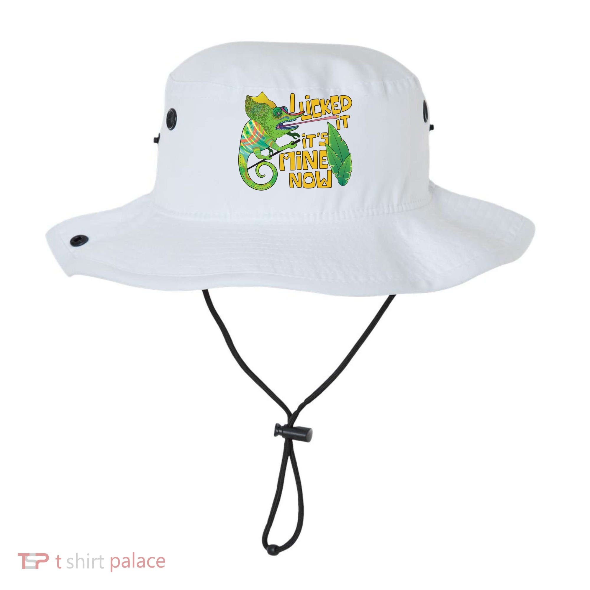 I Licked It, It's Mine Now Colourful Chameleon Bucket Hat