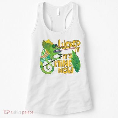 I Licked It, It's Mine Now Colourful Chameleon Women's Tank Top