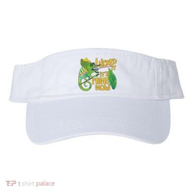 I Licked It, It's Mine Now Colourful Chameleon Visor