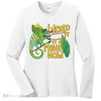 I Licked It, It's Mine Now Colourful Chameleon Women's Long Sleeve Shirt thumb 0