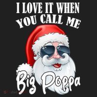 I Love It When You Call Me Big Poppa Funny Santa Claus Hat thumb 2