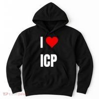 I Love Icp . Crypto Saying For The Blockchain And Token Nerd Hoodie thumb 0