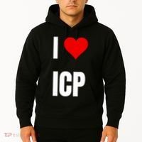 I Love Icp . Crypto Saying For The Blockchain And Token Nerd Hoodie thumb 2