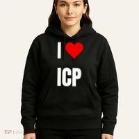 I Love Icp . Crypto Saying For The Blockchain And Token Nerd Hoodie thumb 5