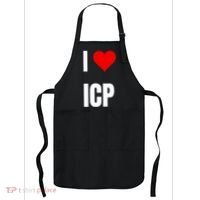I Love Icp . Crypto Saying For The Blockchain And Token Nerd Apron thumb 0
