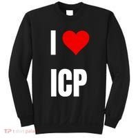I Love Icp . Crypto Saying For The Blockchain And Token Nerd Sweatshirt thumb 0
