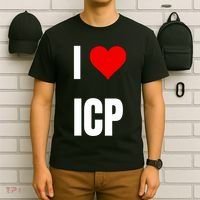 I Love Icp . Crypto Saying For The Blockchain And Token Nerd T-Shirt thumb 6