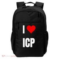 I Love Icp . Crypto Saying For The Blockchain And Token Nerd Backpack thumb 0