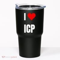 I Love Icp . Crypto Saying For The Blockchain And Token Nerd Tumbler thumb 0