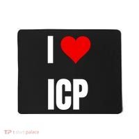 I Love Icp . Crypto Saying For The Blockchain And Token Nerd Mousepad thumb 0