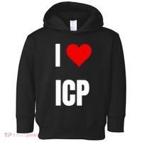 I Love Icp . Crypto Saying For The Blockchain And Token Nerd Toddler Hoodie thumb 0