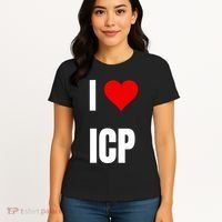 I Love Icp . Crypto Saying For The Blockchain And Token Nerd Women's T-Shirt thumb 4
