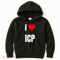 I Love Icp . Crypto Saying For The Blockchain And Token Nerd Kids Hoodie thumb 0
