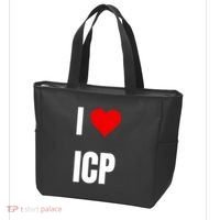 I Love Icp . Crypto Saying For The Blockchain And Token Nerd Tote Bag thumb 3