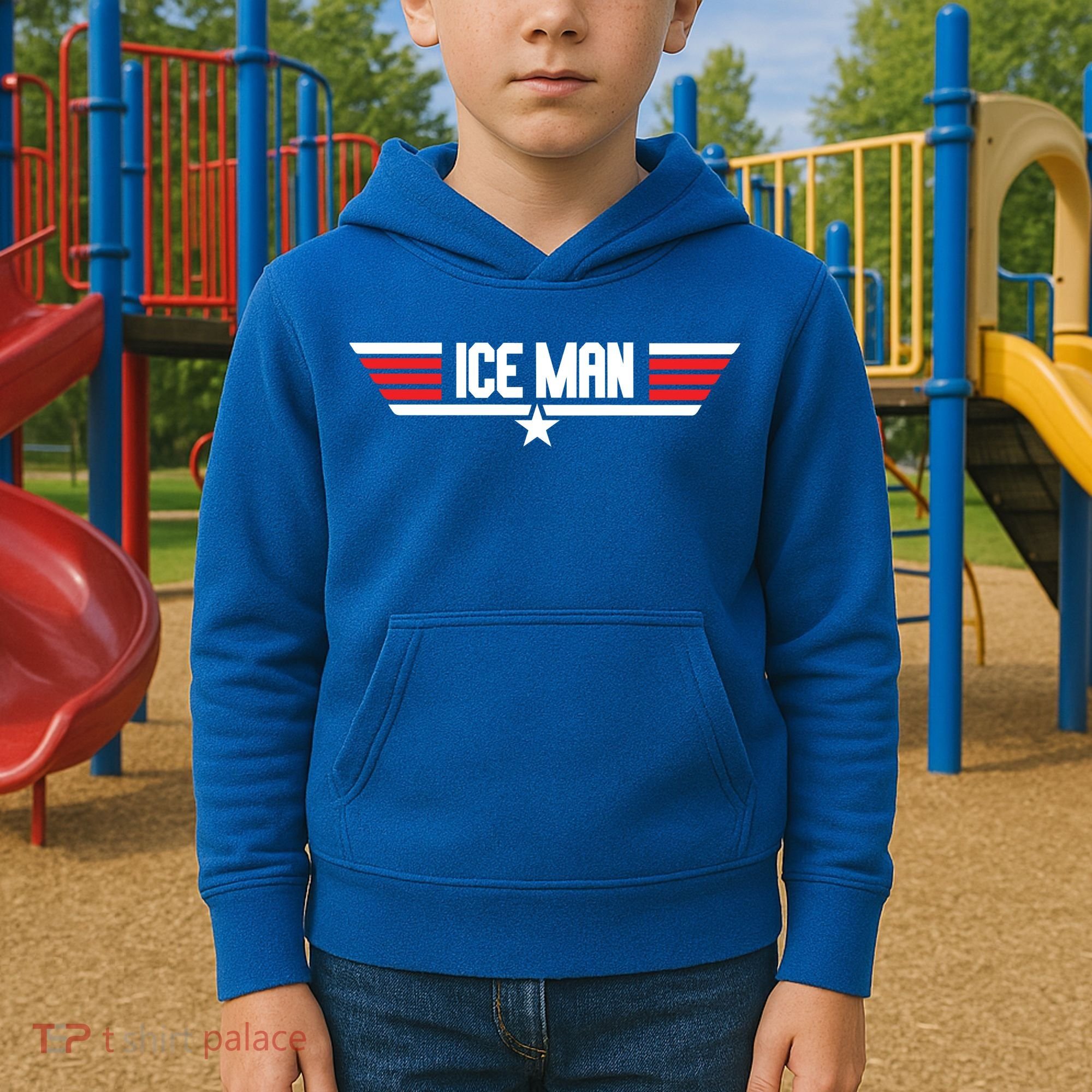 Iceman Logo Ice Man Kids Hoodie