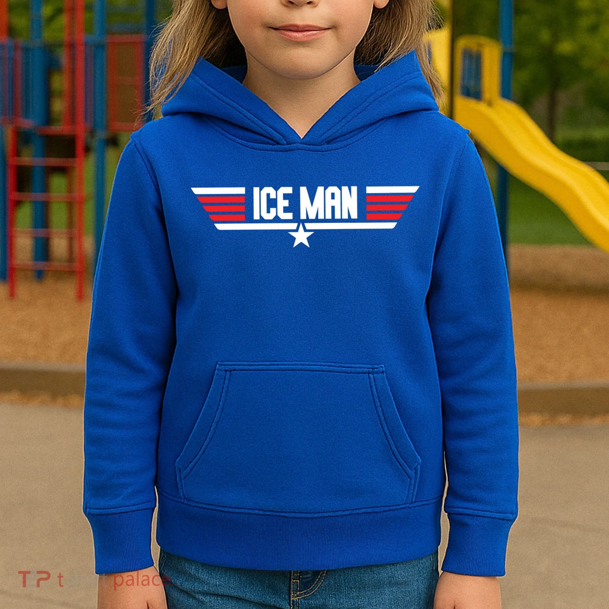 Iceman Logo Ice Man Kids Hoodie