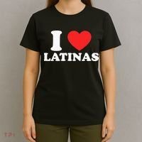 I Love I Heart Latinas Funny Red Heart Love Latina T-Shirt thumb 4