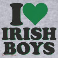 I Love Irish Boy I Heart Irish Funny St Patricks Day Women's Sweatshirt thumb 2
