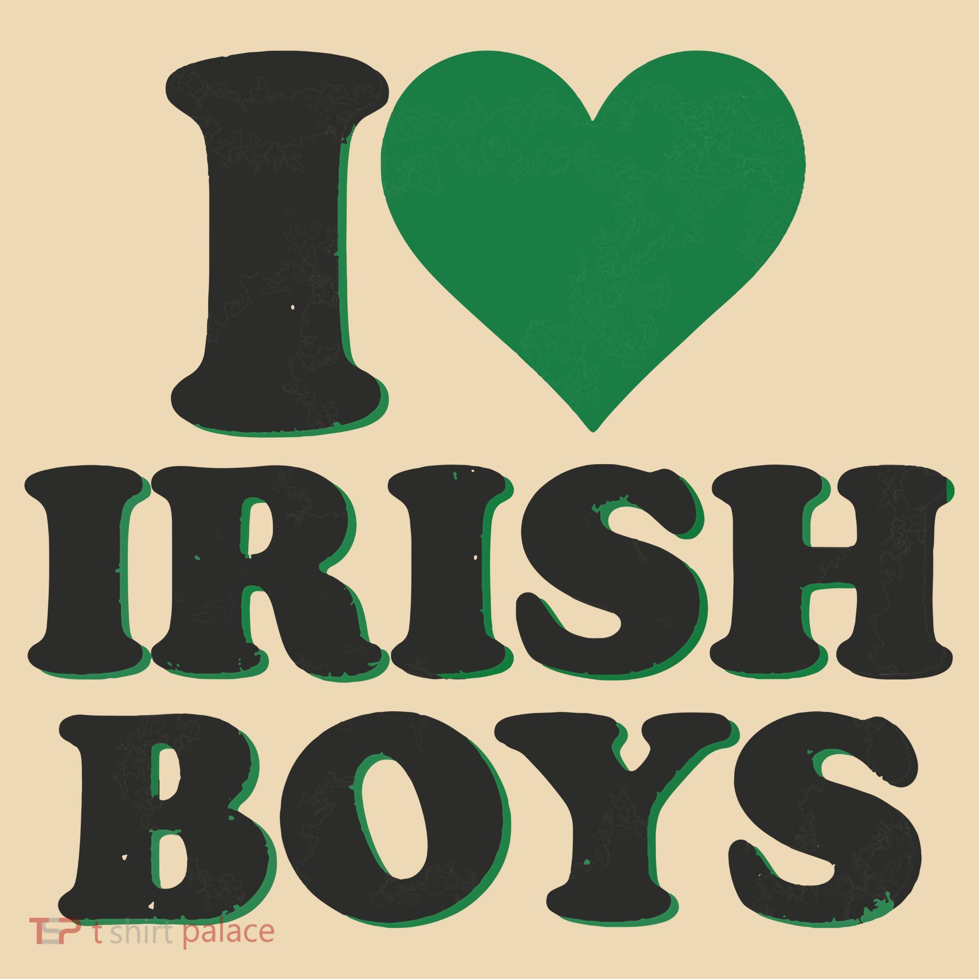 I Love Irish Boy I Heart Irish Funny St Patricks Day Tote Bag