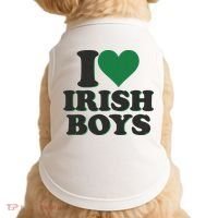 I Love Irish Boy I Heart Irish Funny St Patricks Day Doggie Tank thumb 0