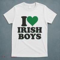I Love Irish Boy I Heart Irish Funny St Patricks Day T-Shirt thumb 5