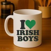 I Love Irish Boy I Heart Irish Funny St Patricks Day Coffee Mug thumb 4