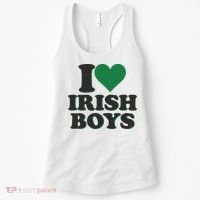I Love Irish Boy I Heart Irish Funny St Patricks Day Women's Tank Top thumb 0