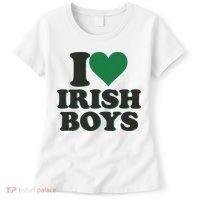 I Love Irish Boy I Heart Irish Funny St Patricks Day Women's T-Shirt thumb 0