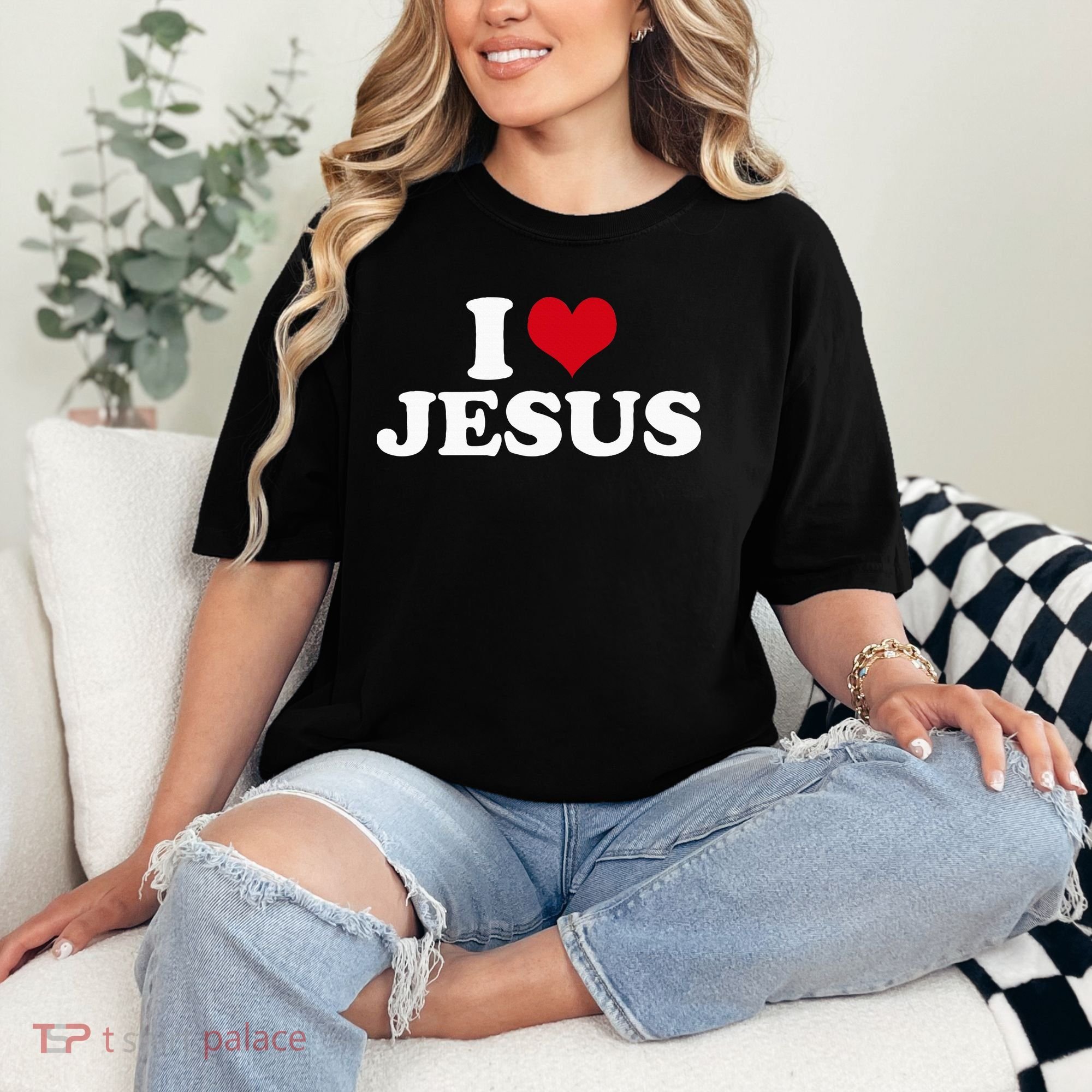 I Love Jesus I Heart Jesus Comfort Colors T-Shirt