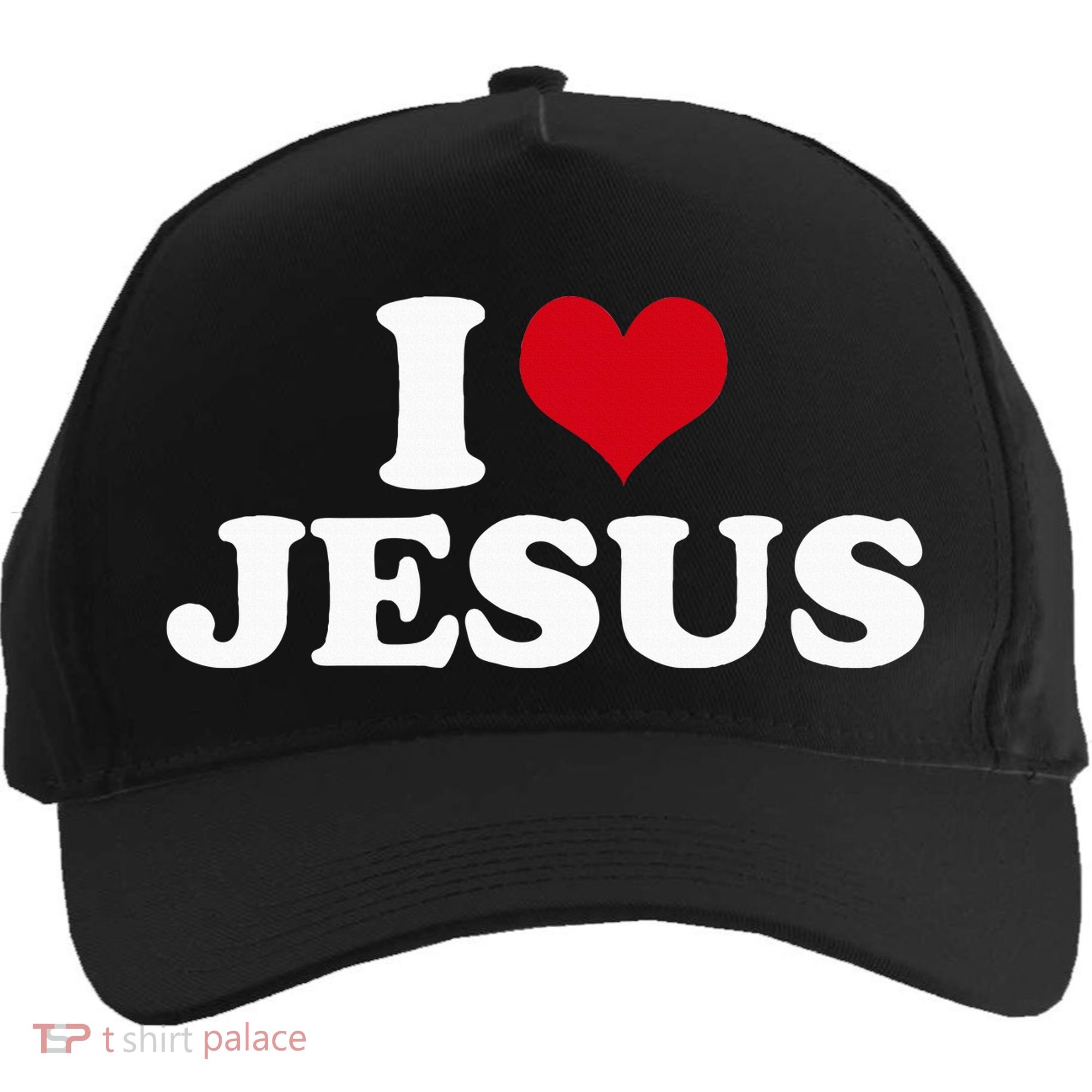 I Love Jesus I Heart Jesus Five-Panel Snapback Cap