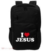 I Love Jesus I Heart Jesus Impact Tech Backpack thumb 0