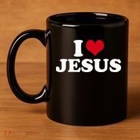 I Love Jesus I Heart Jesus 11oz C Handle Ceramic Mug thumb 4