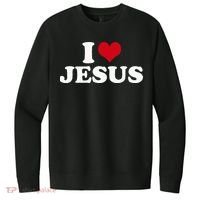 I Love Jesus I Heart Jesus V.I.T. Fleece Crew Sweatshirt thumb 0
