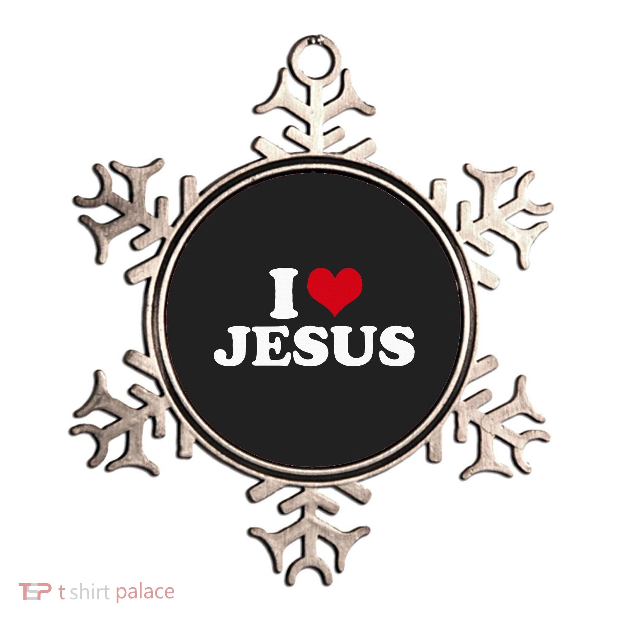 I Love Jesus I Heart Jesus Ornament