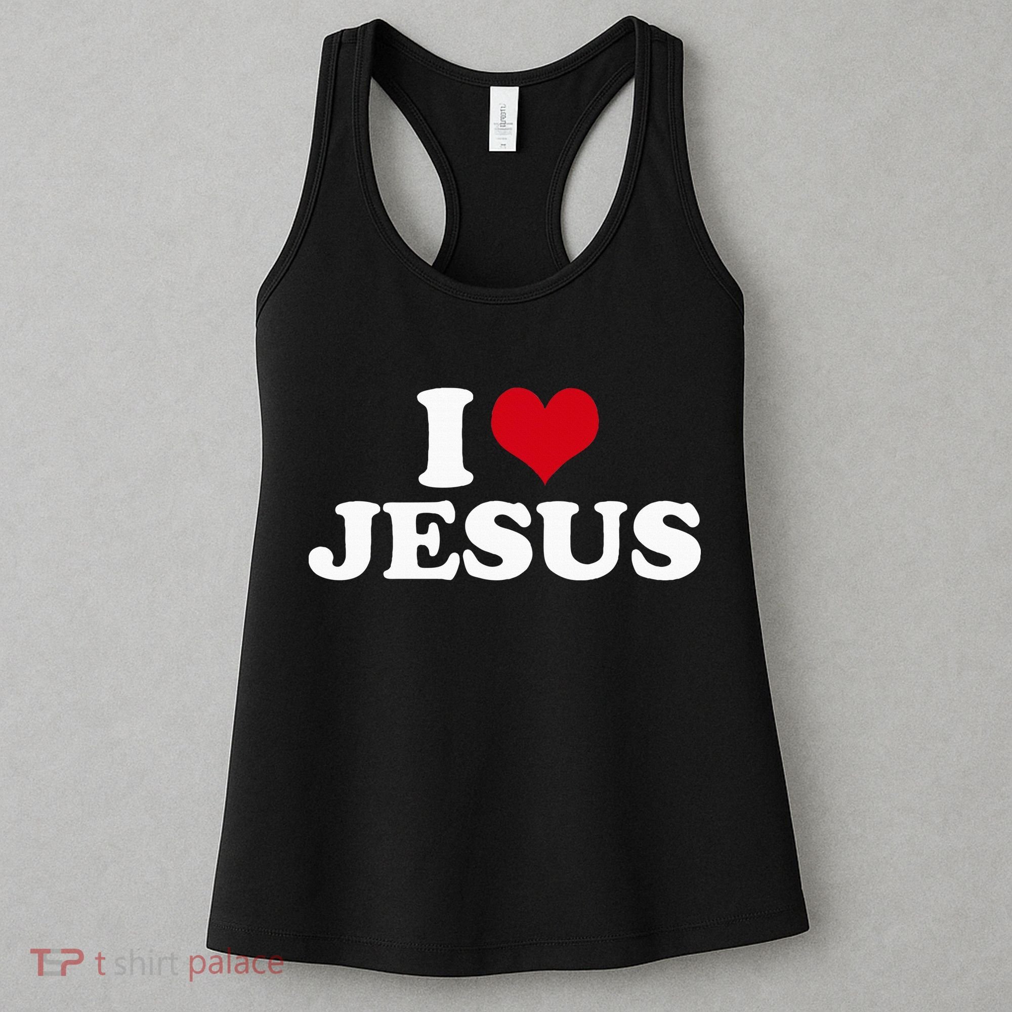 I Love Jesus I Heart Jesus Women's Tank Top