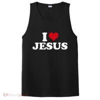 I Love Jesus I Heart Jesus PosiCharge Competitor Tank thumb 0