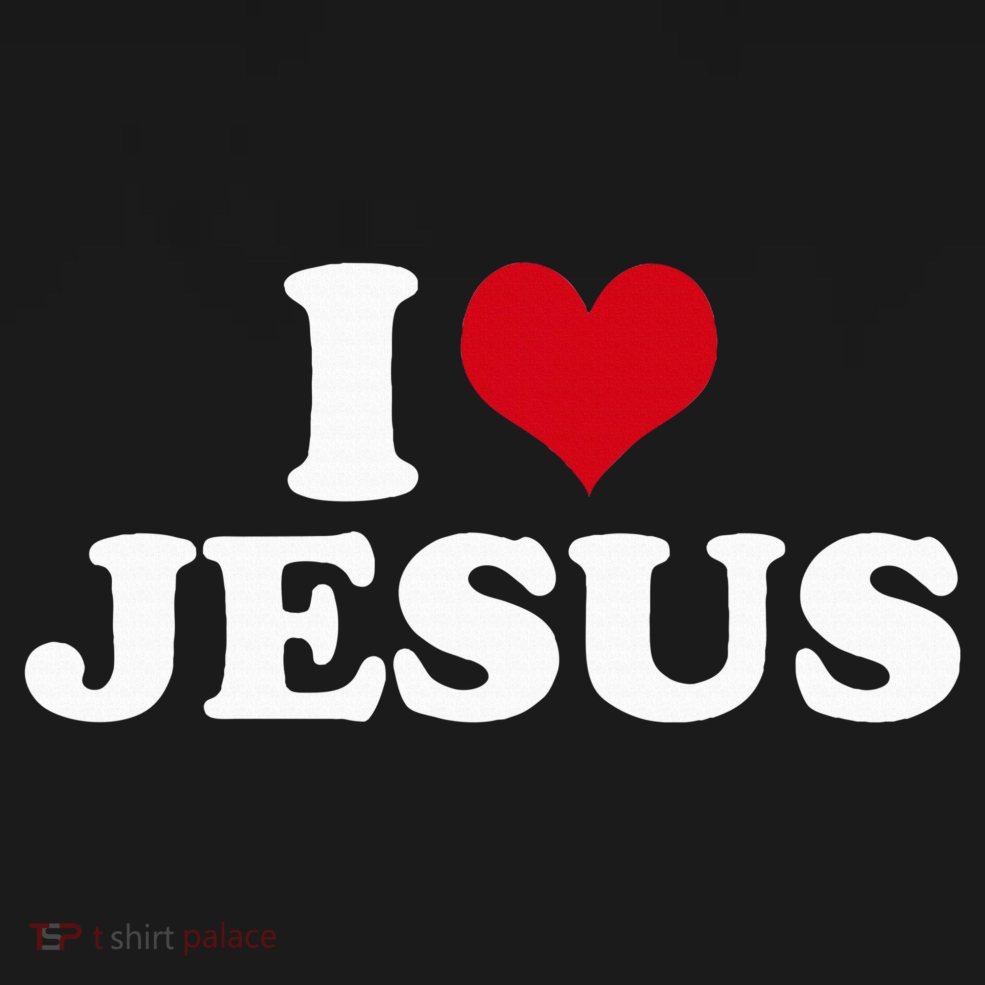 I Love Jesus I Heart Jesus PosiCharge Competitor Tank