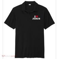 I Love Jesus I Heart Jesus Sport-Tek Posi-UV Pro Polo thumb 0