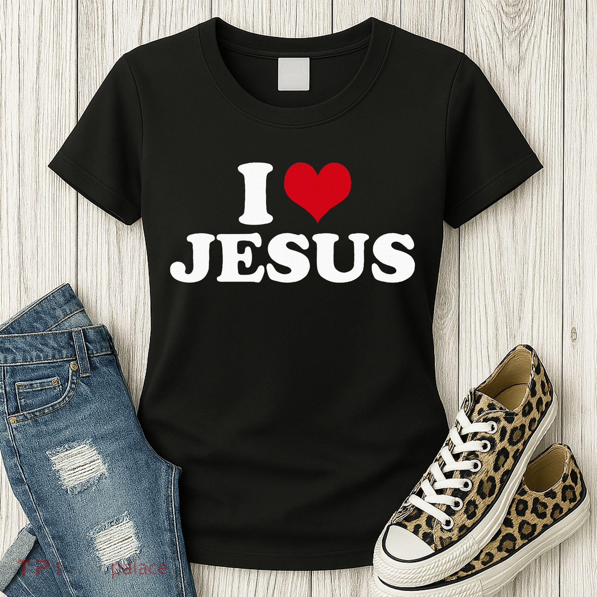 I Love Jesus I Heart Jesus Women's T-Shirt