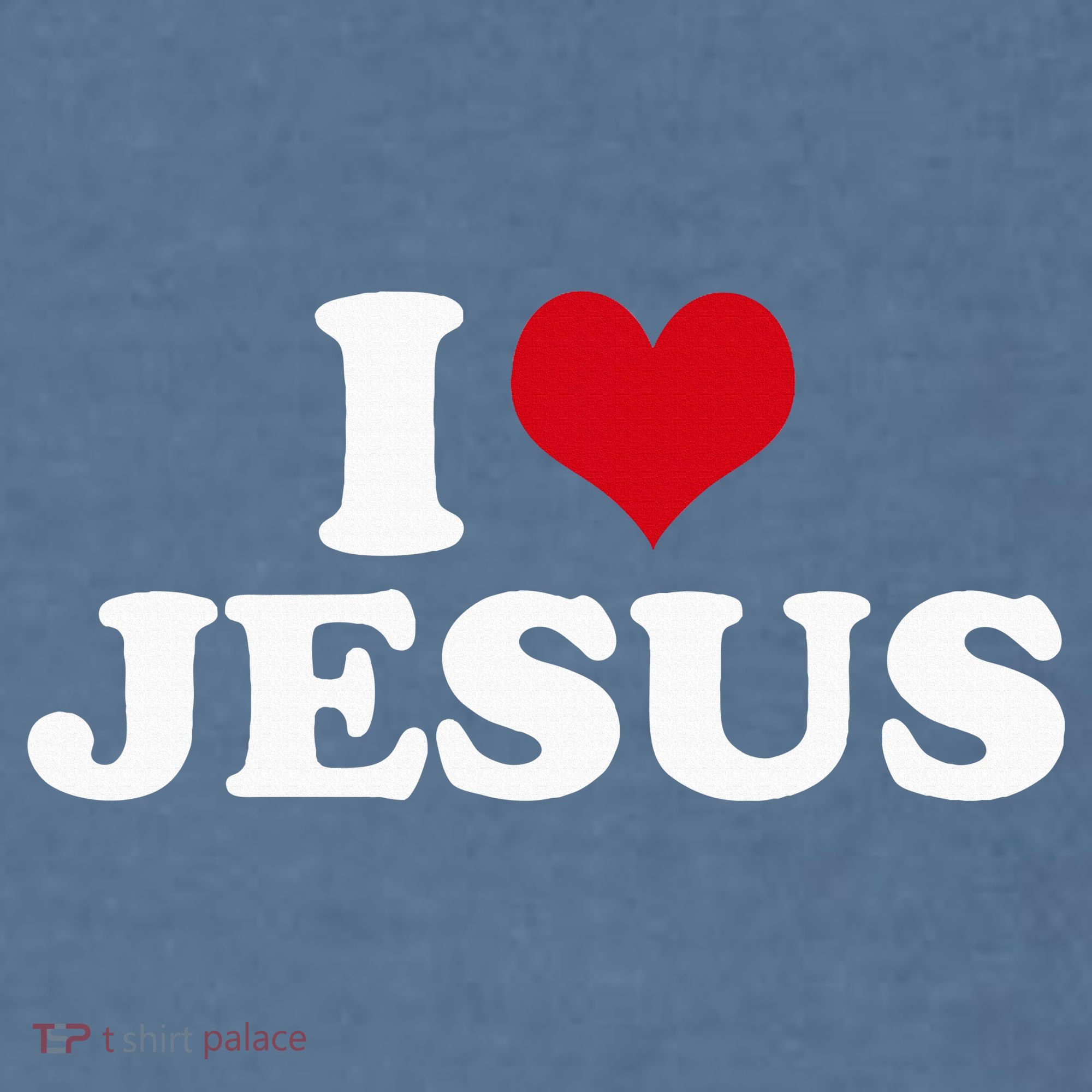 I Love Jesus I Heart Jesus Garment-Dyed Sweatshirt