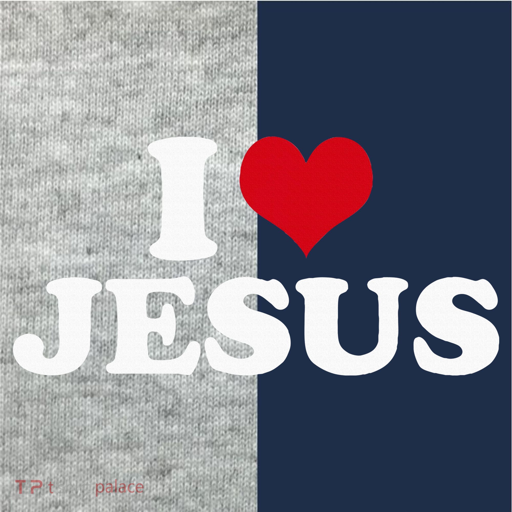 I Love Jesus I Heart Jesus Kids Colorblock Raglan Jersey
