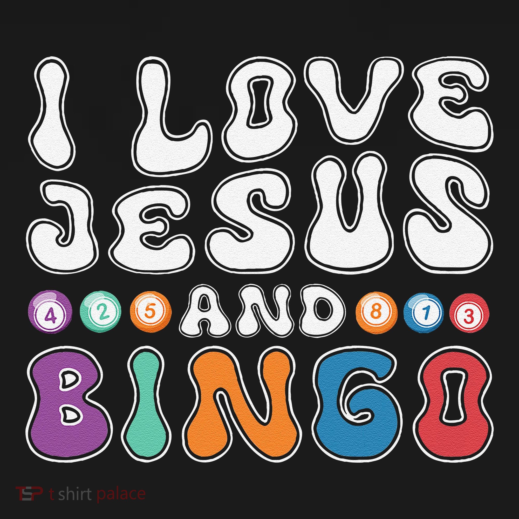 I Love Jesus And Bingo Christian Cross Board Games Women's Tank Top